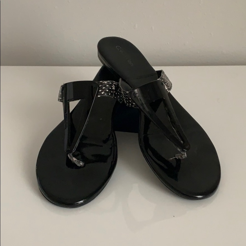 Calvin Klein black sandals